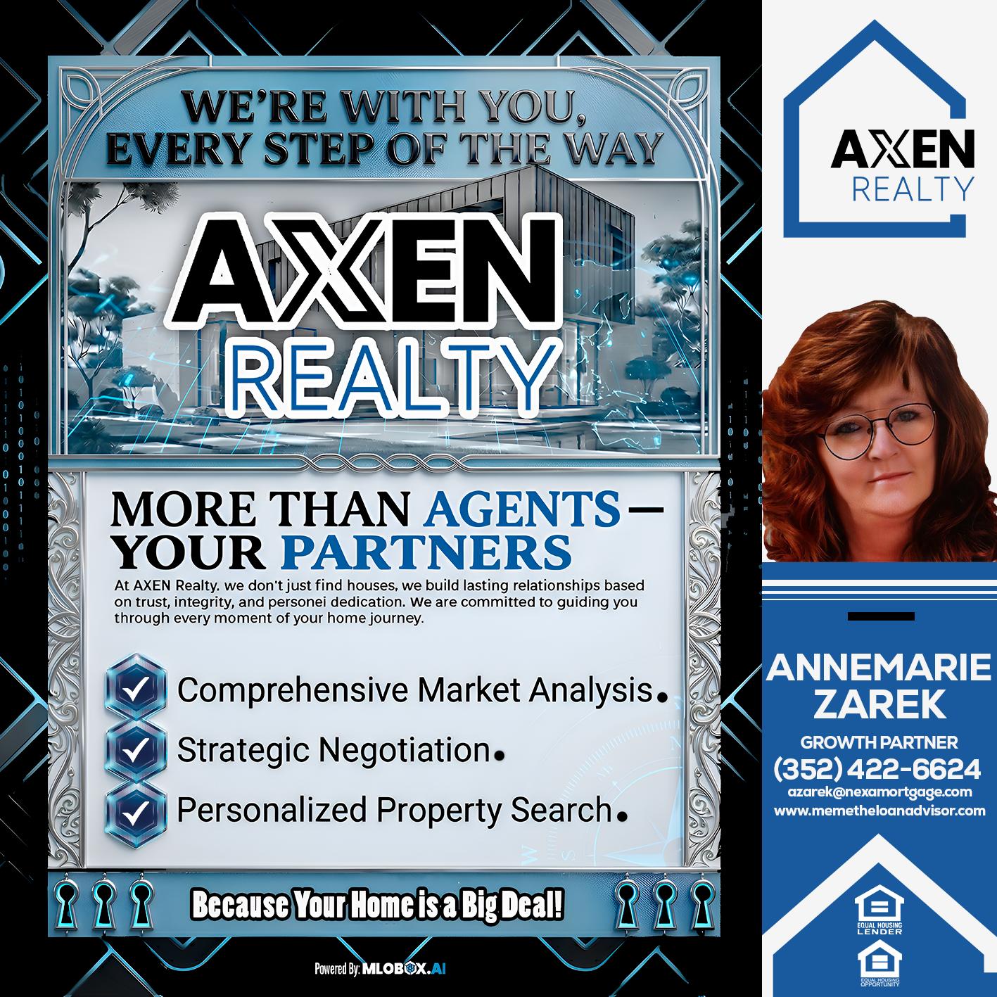 EVERY STEP OF THE WAY - AnneMarie Zarek -Mortgage Loan Originator