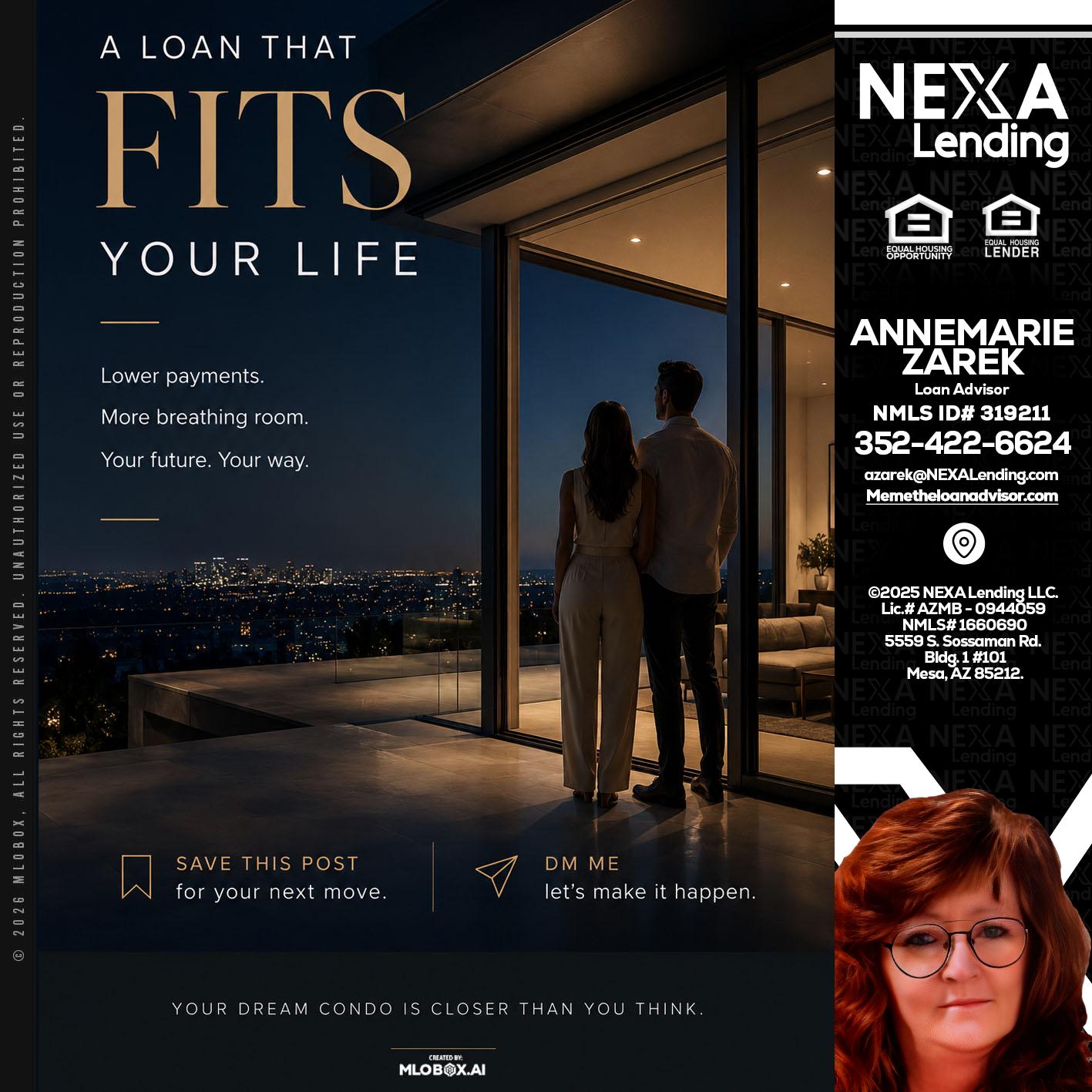 LOANS THAT FIT - AnneMarie Zarek -Mortgage Loan Originator