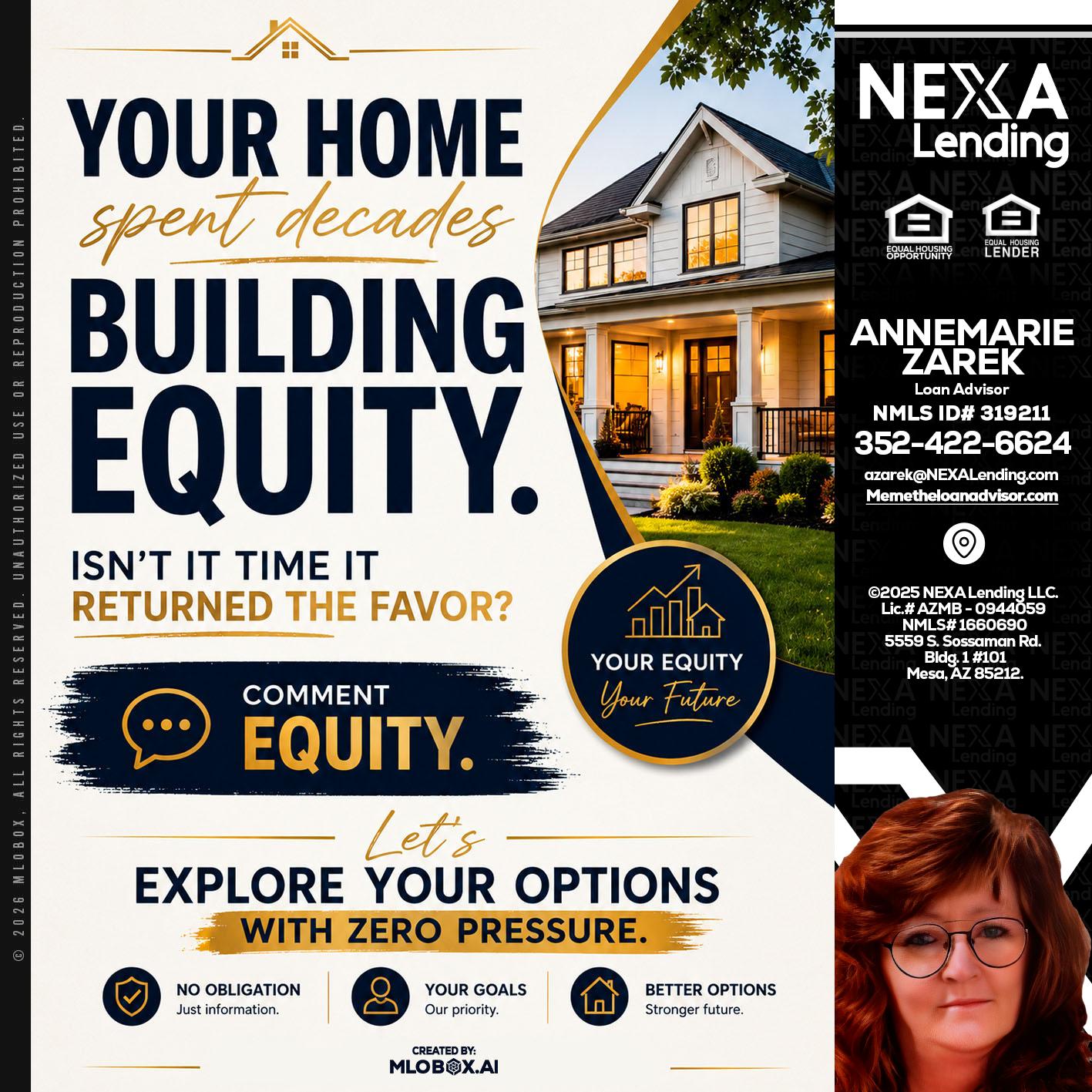building equity - AnneMarie Zarek -Mortgage Loan Originator