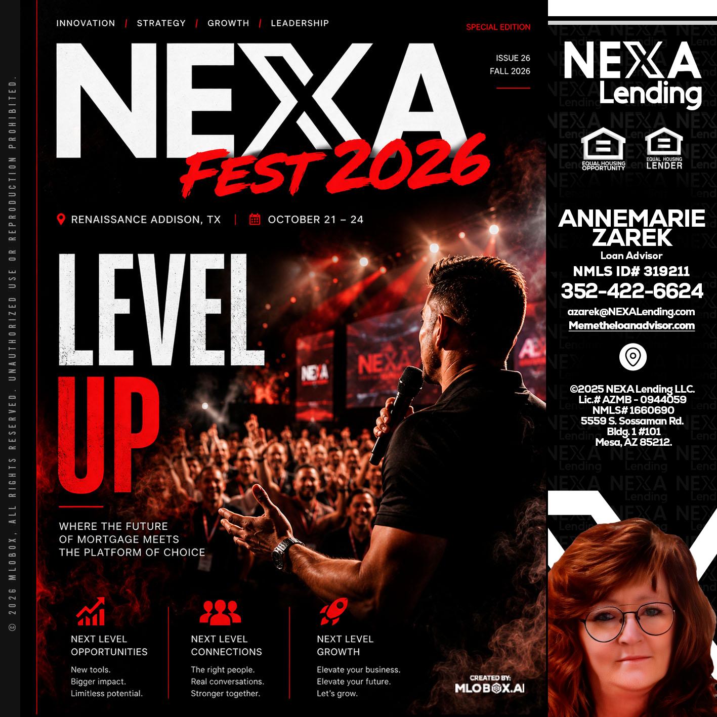 NEXA FEST 2026 - AnneMarie Zarek -Mortgage Loan Originator