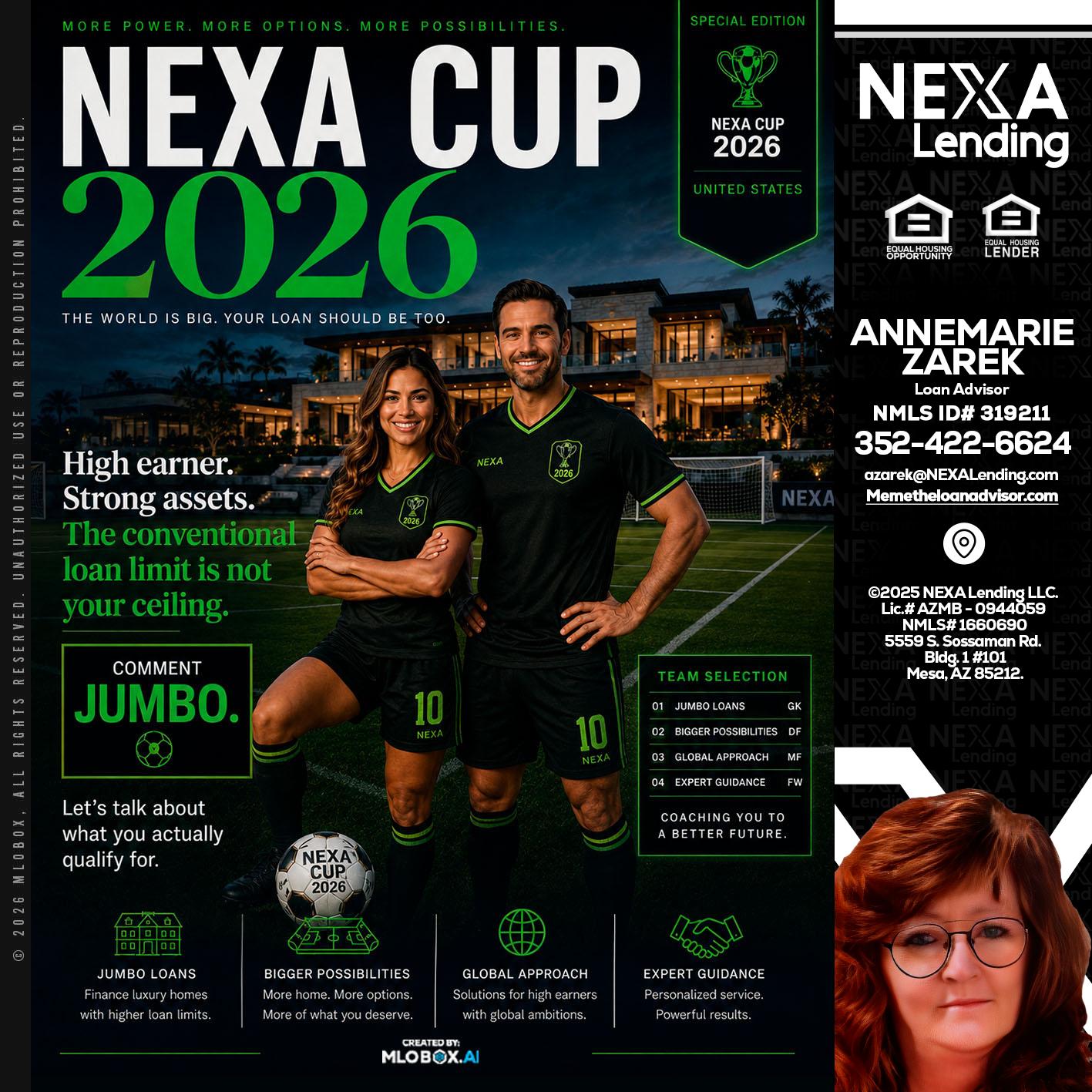 NEXA CUP 2026 - AnneMarie Zarek -Mortgage Loan Originator
