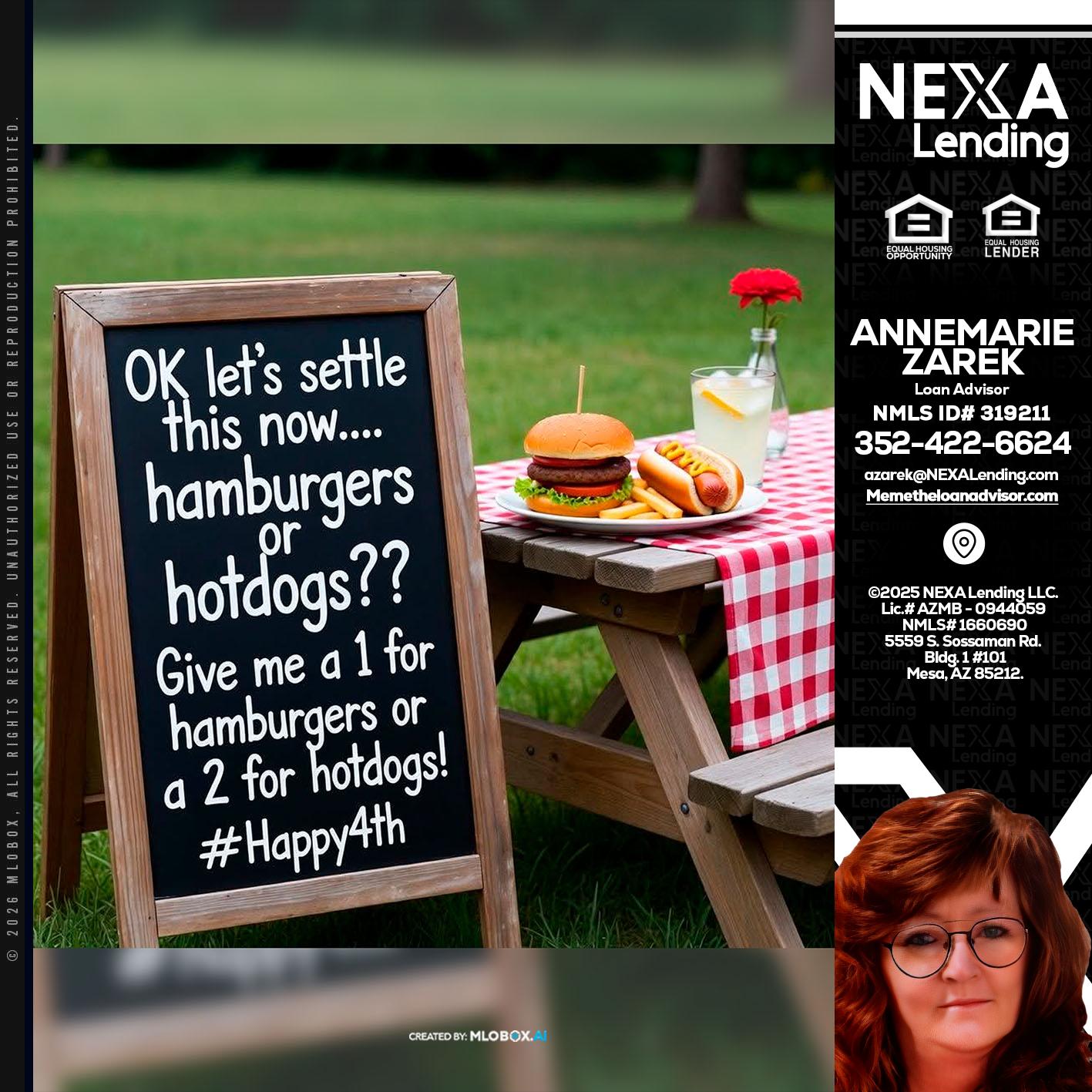 let settle this - AnneMarie Zarek -Mortgage Loan Originator