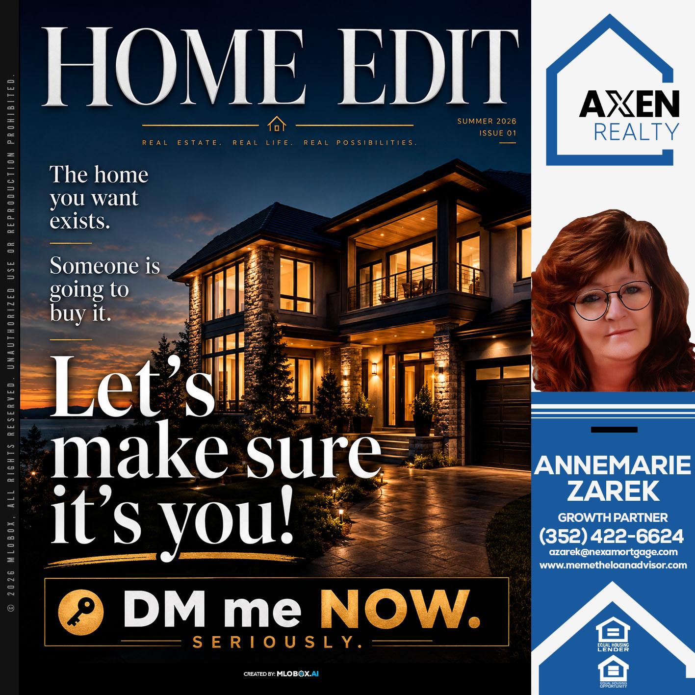 home edit - AnneMarie Zarek -Mortgage Loan Originator