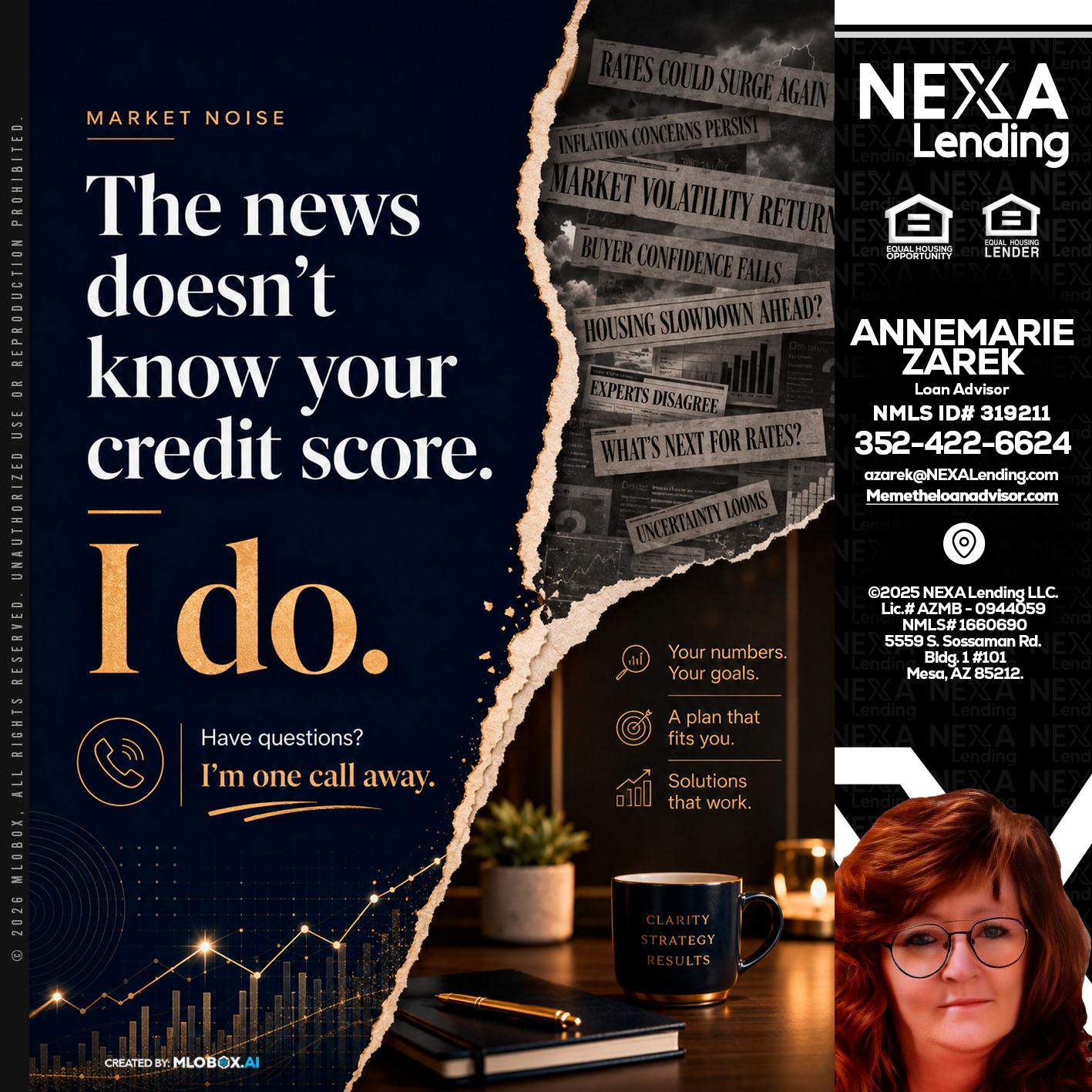 MARKET NOISE - AnneMarie Zarek -Mortgage Loan Originator