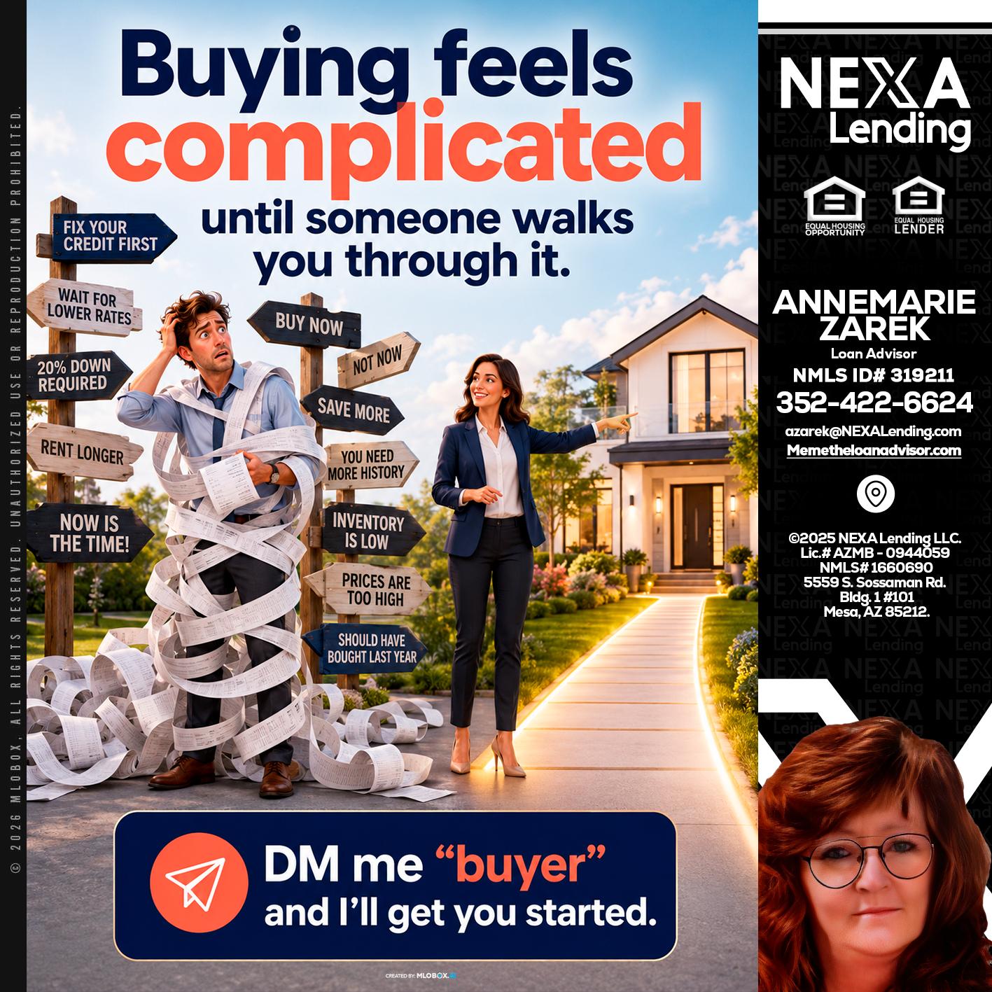 buying feels - AnneMarie Zarek -Mortgage Loan Originator