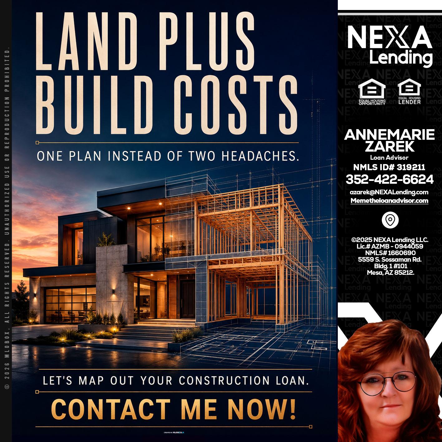 LAND PLUS - AnneMarie Zarek -Mortgage Loan Originator