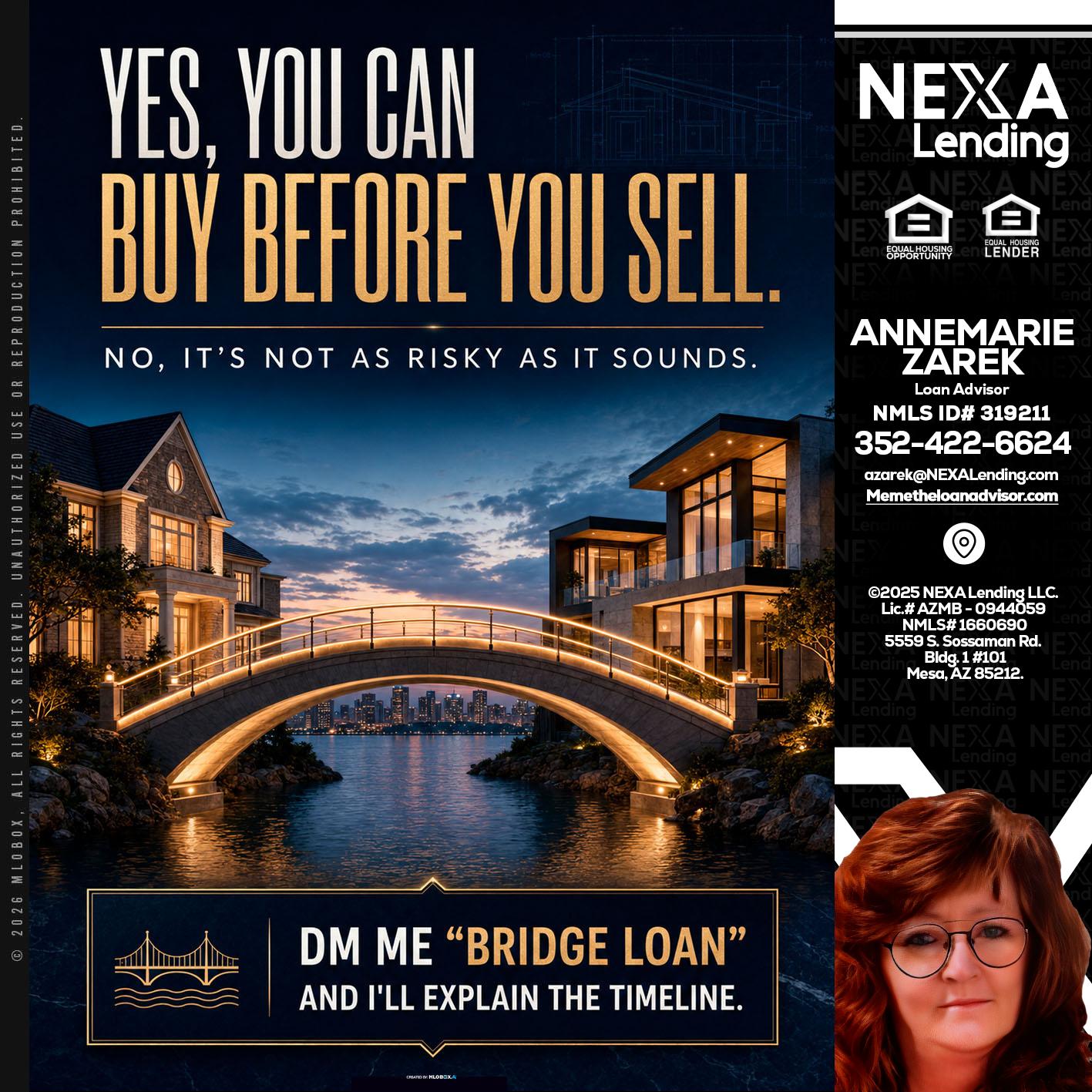 YES, YOU CAN - AnneMarie Zarek -Mortgage Loan Originator
