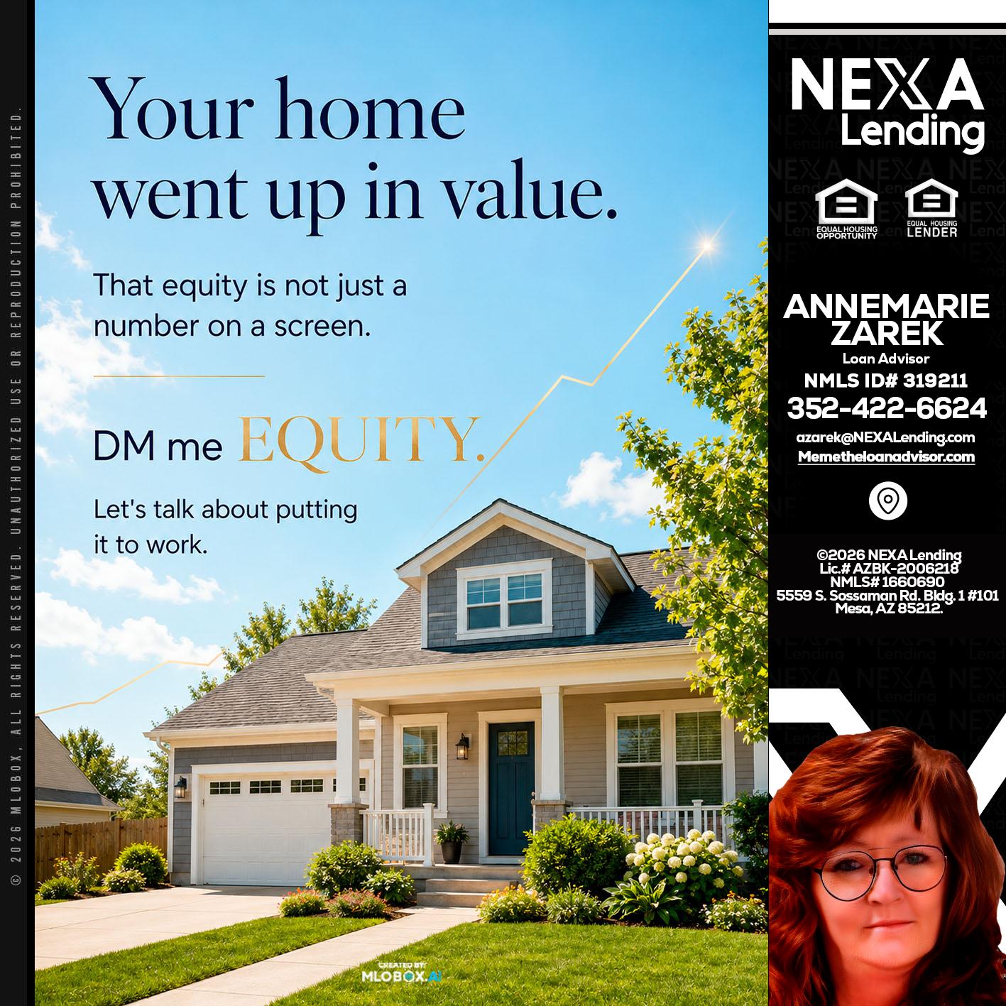YOUR HOME - AnneMarie Zarek -Mortgage Loan Originator