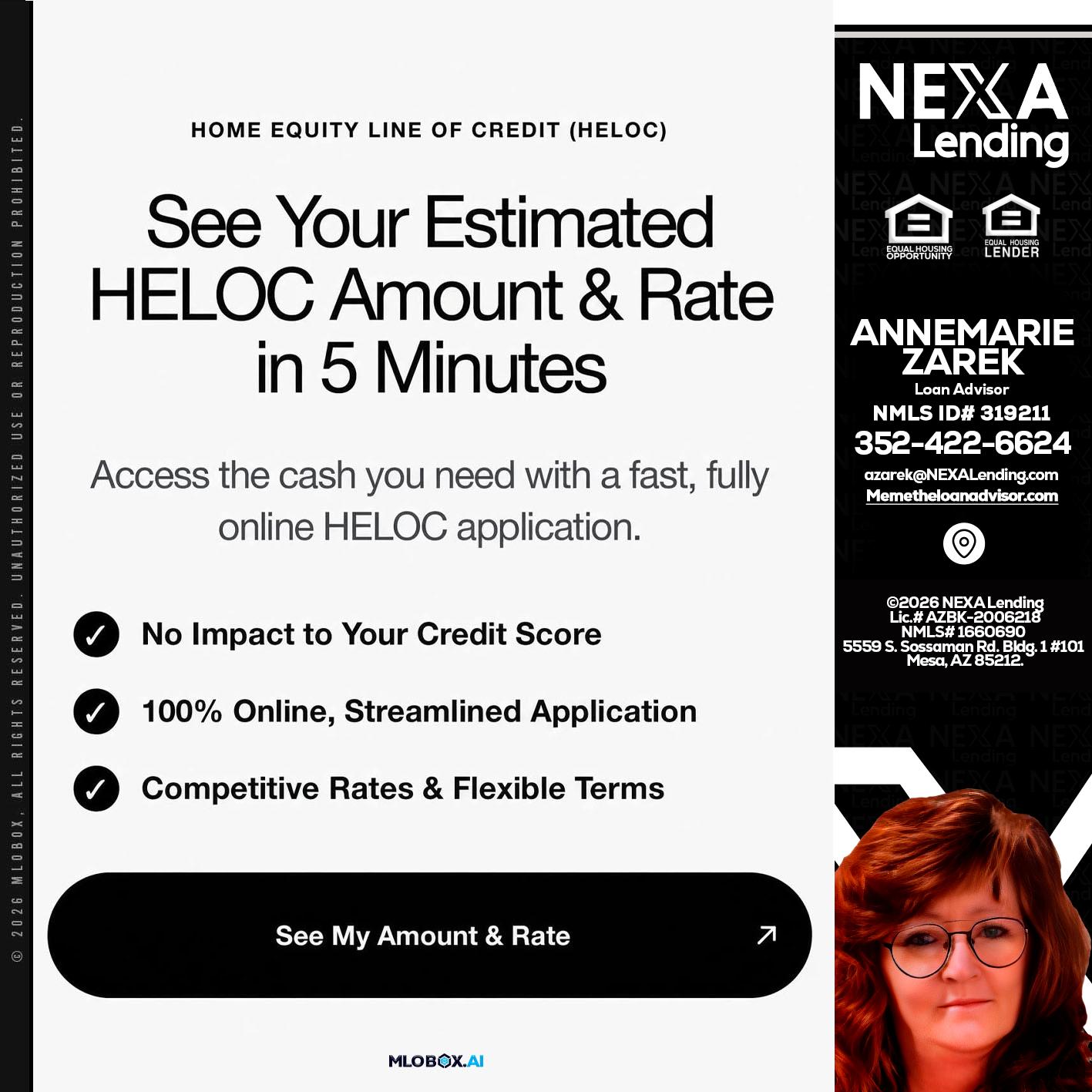 HELOC - AnneMarie Zarek -Mortgage Loan Originator