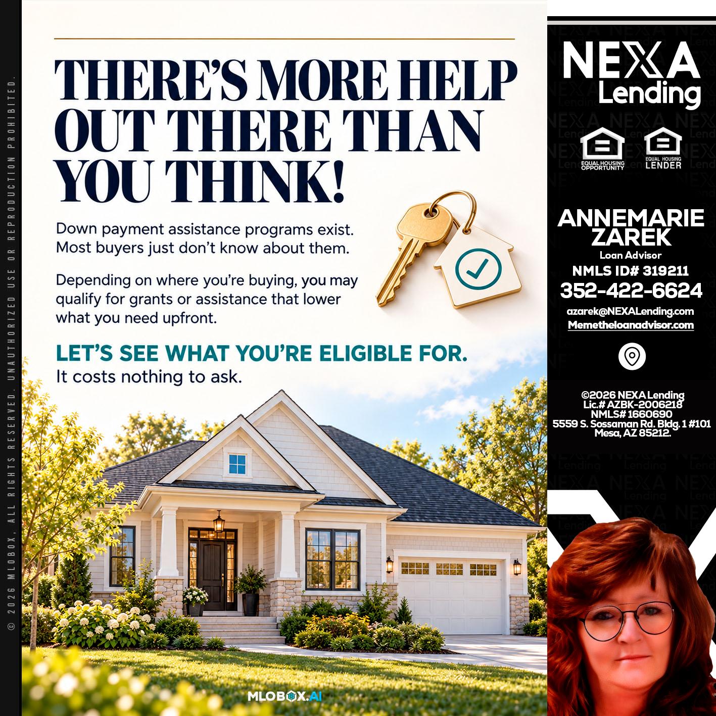 THERES MORE - AnneMarie Zarek -Mortgage Loan Originator