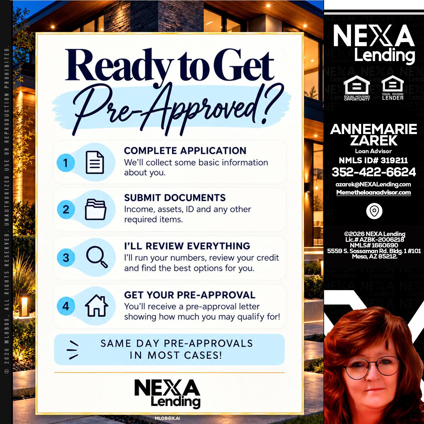 ready to get - AnneMarie Zarek -Mortgage Loan Originator