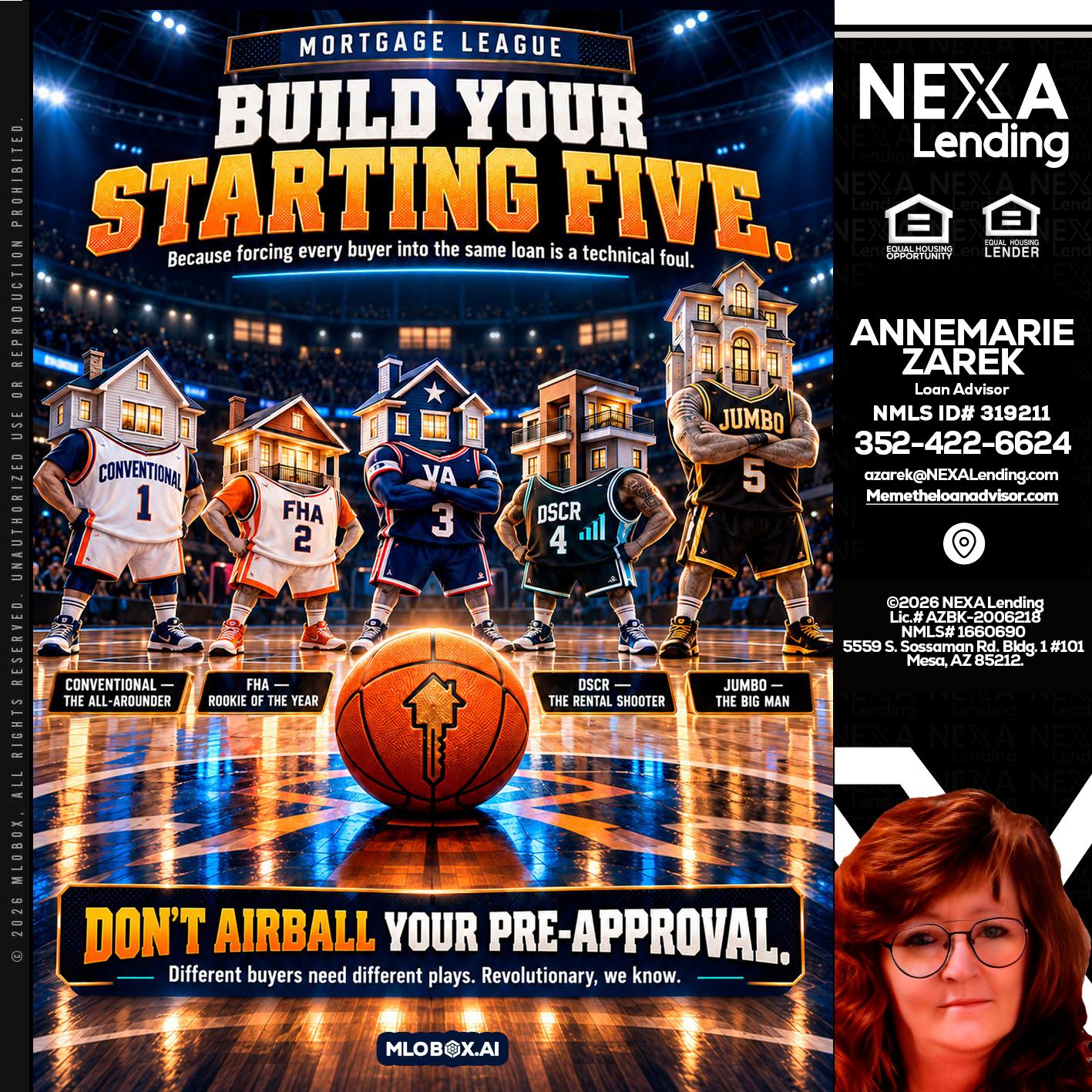 BUILD YOUR - AnneMarie Zarek -Mortgage Loan Originator