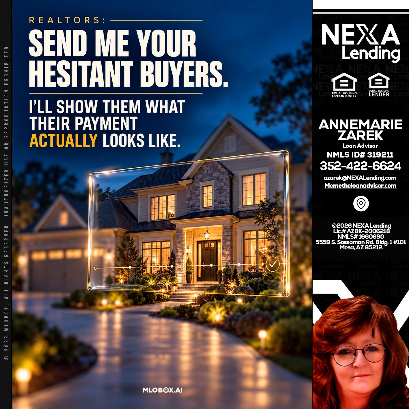 REALTOR - AnneMarie Zarek -Mortgage Loan Originator
