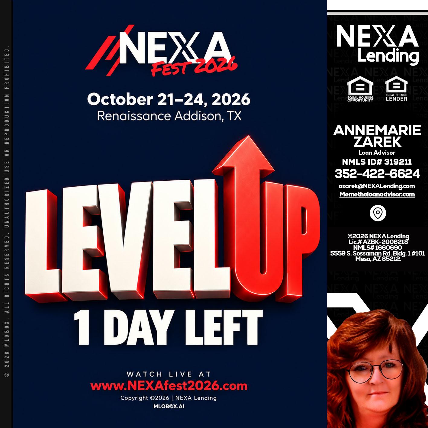 LEVEL UP - AnneMarie Zarek -Mortgage Loan Originator