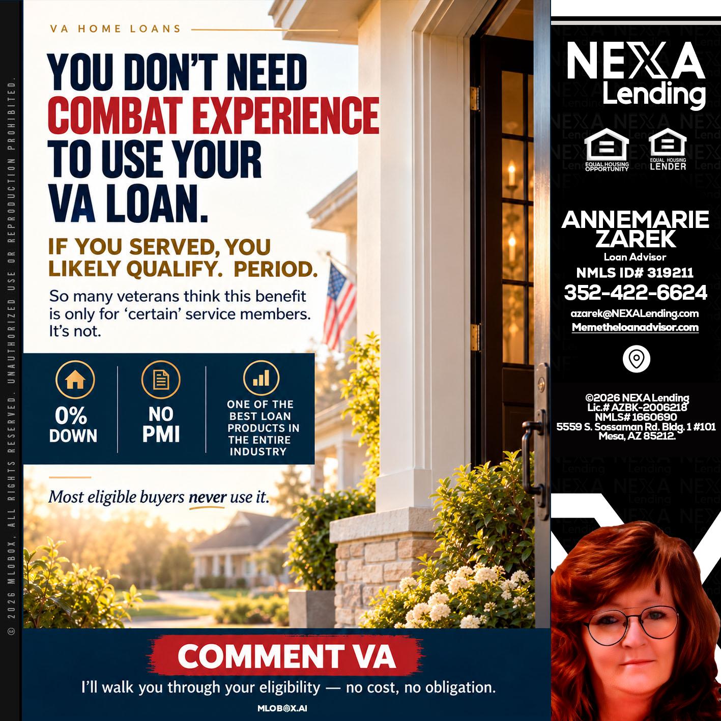 YOU DONT NEED - AnneMarie Zarek -Mortgage Loan Originator